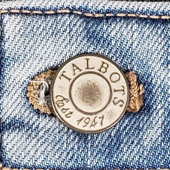 Talbots Jeans Womens Size 10 Slim Ankle Mid Rise Stretch Light Wash - Picture 7 of 9